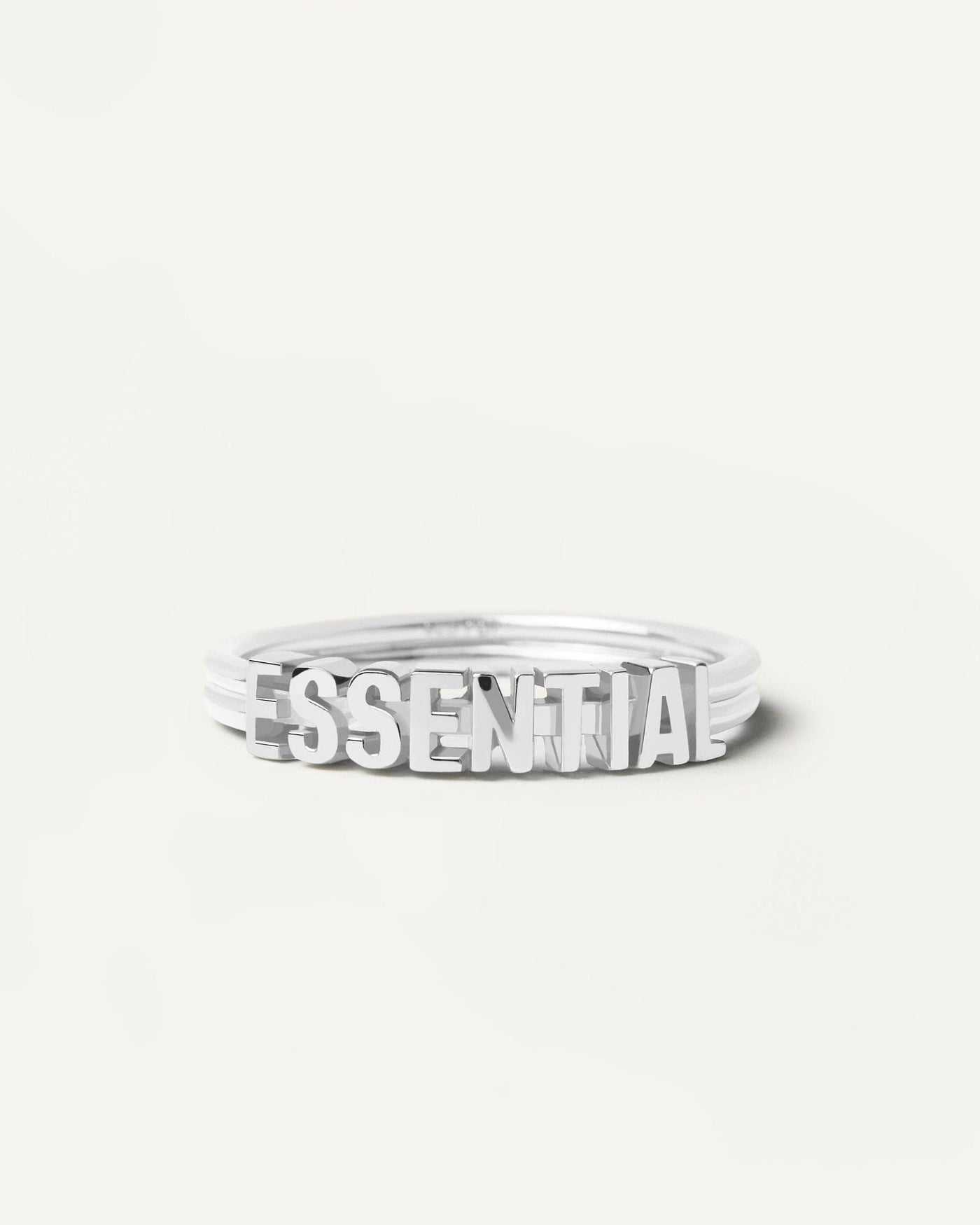 2024 Selection | Essential Silver Ring. Essential claim ring in sterling silver with 3 bands design. Get the latest arrival from PDPAOLA. Place your order safely and get this Best Seller. Free Shipping.