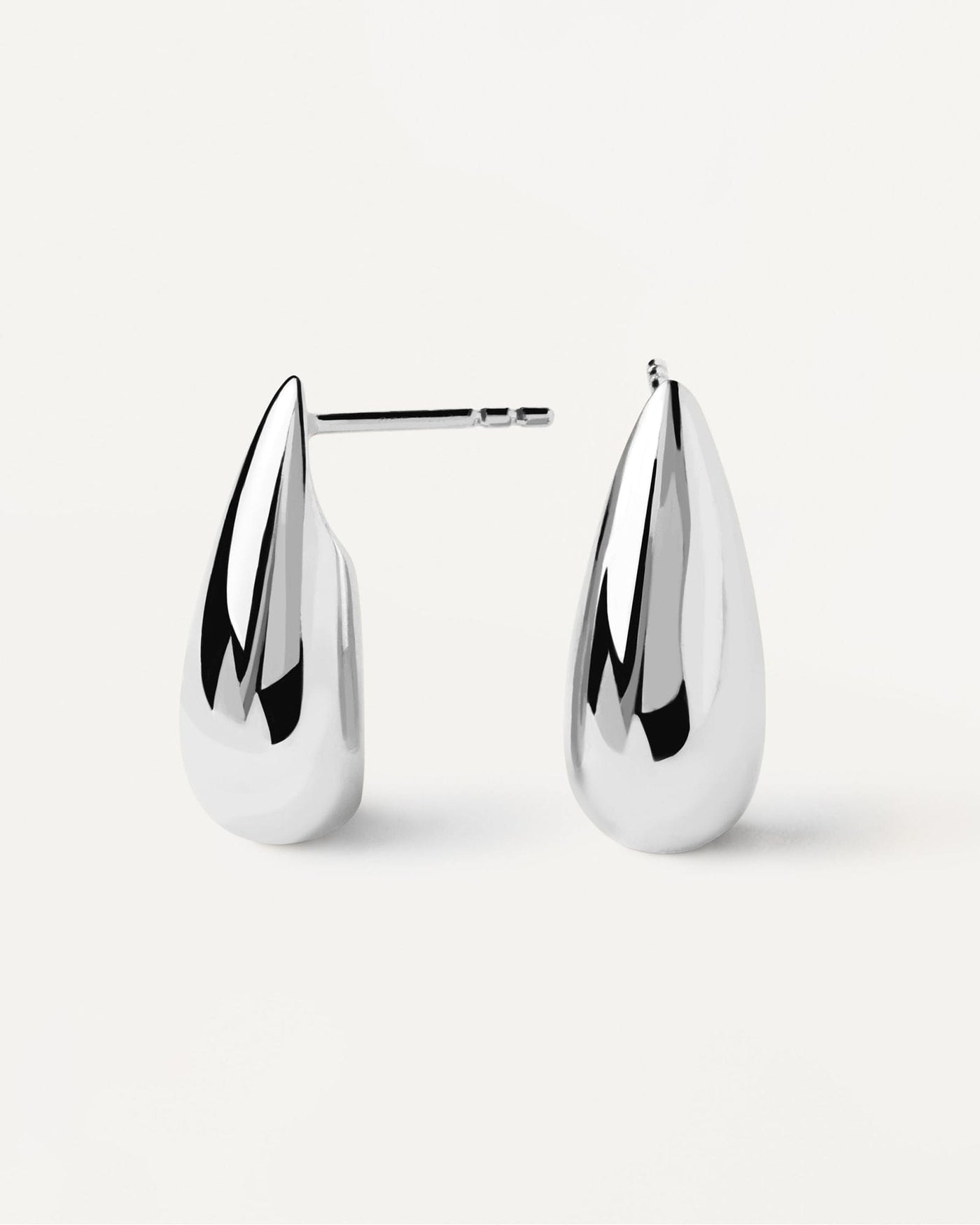 2024 Selection | Large Sugar Silver Earrings. Drop shaped stud earrings in sterling silver. Get the latest arrival from PDPAOLA. Place your order safely and get this Best Seller. Free Shipping.