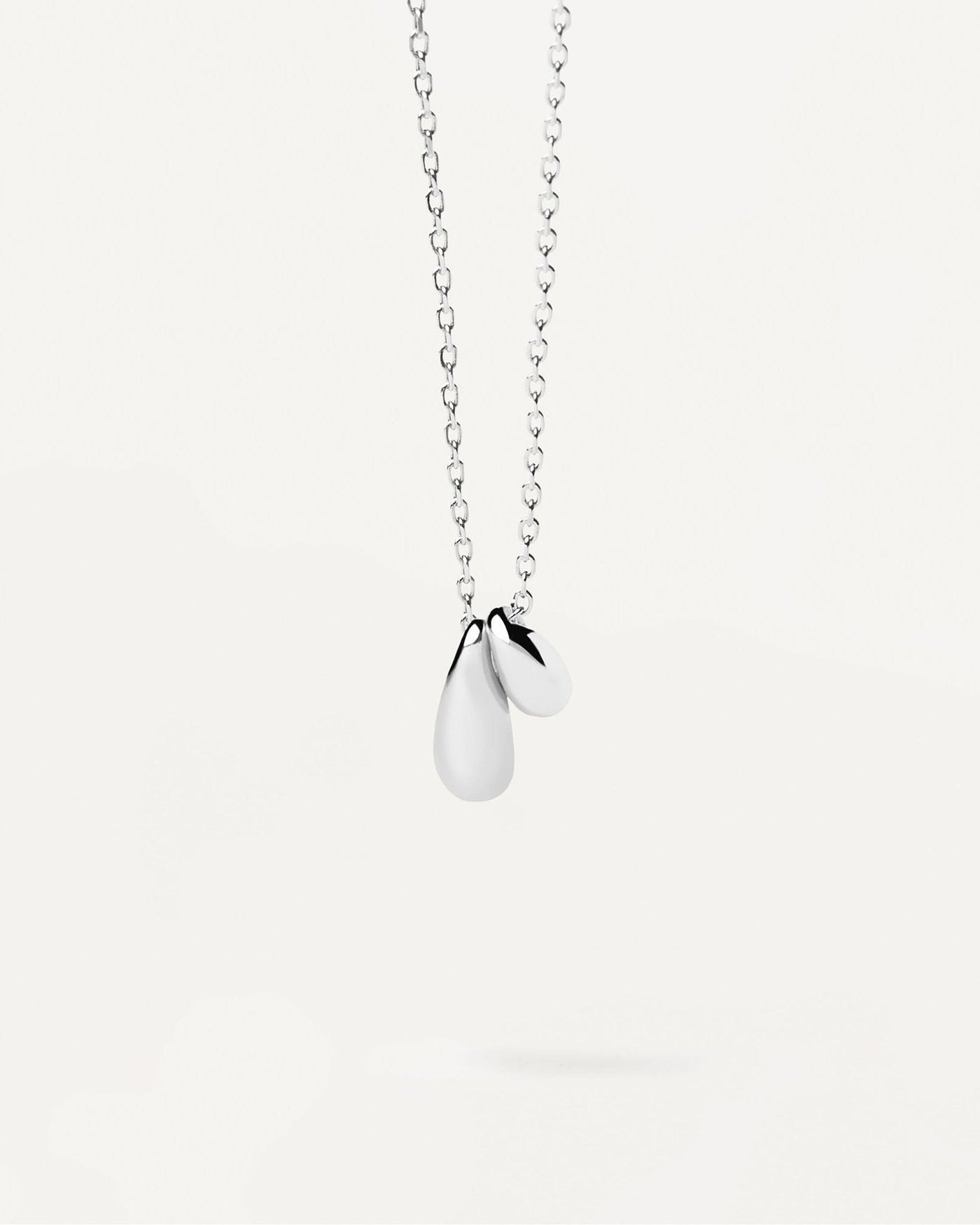 2024 Selection | Sugar Silver Necklace. Sterling silver necklace with two drop pendants. Get the latest arrival from PDPAOLA. Place your order safely and get this Best Seller. Free Shipping.