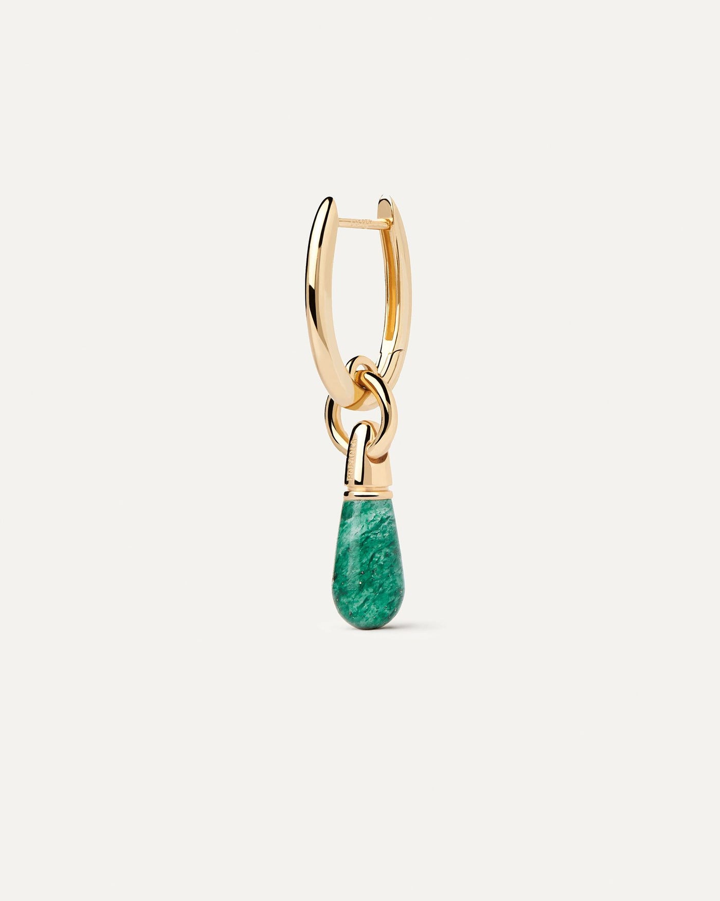 2024 Selection | Green Aventurine Jupiter Single Hoop. Get the latest arrival from PDPAOLA. Place your order safely and get this Best Seller. Free Shipping.