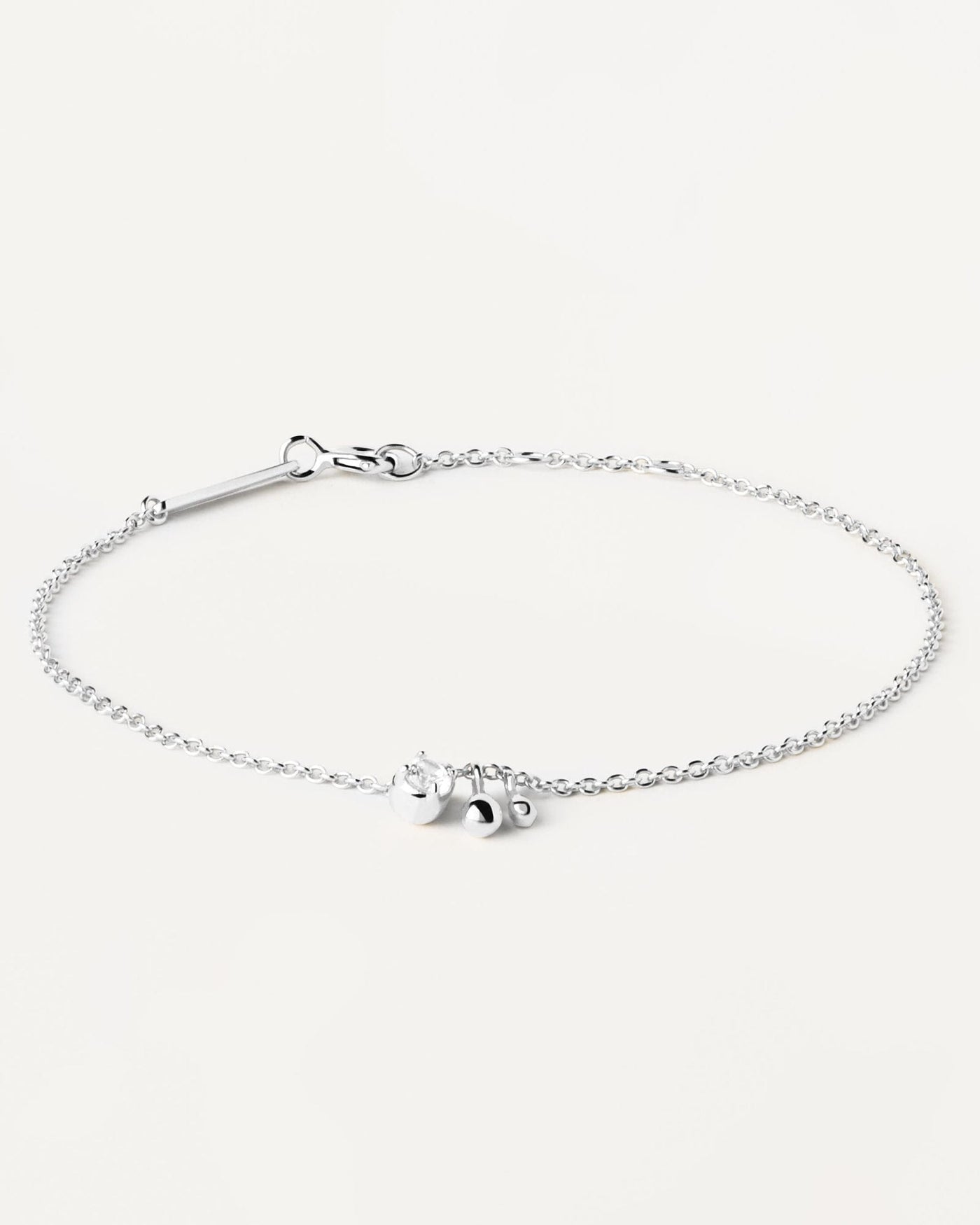 2024 Selection | Water Silver Bracelet. Sterling silver bracelet with round zirconia and two drop pendants. Get the latest arrival from PDPAOLA. Place your order safely and get this Best Seller. Free Shipping.