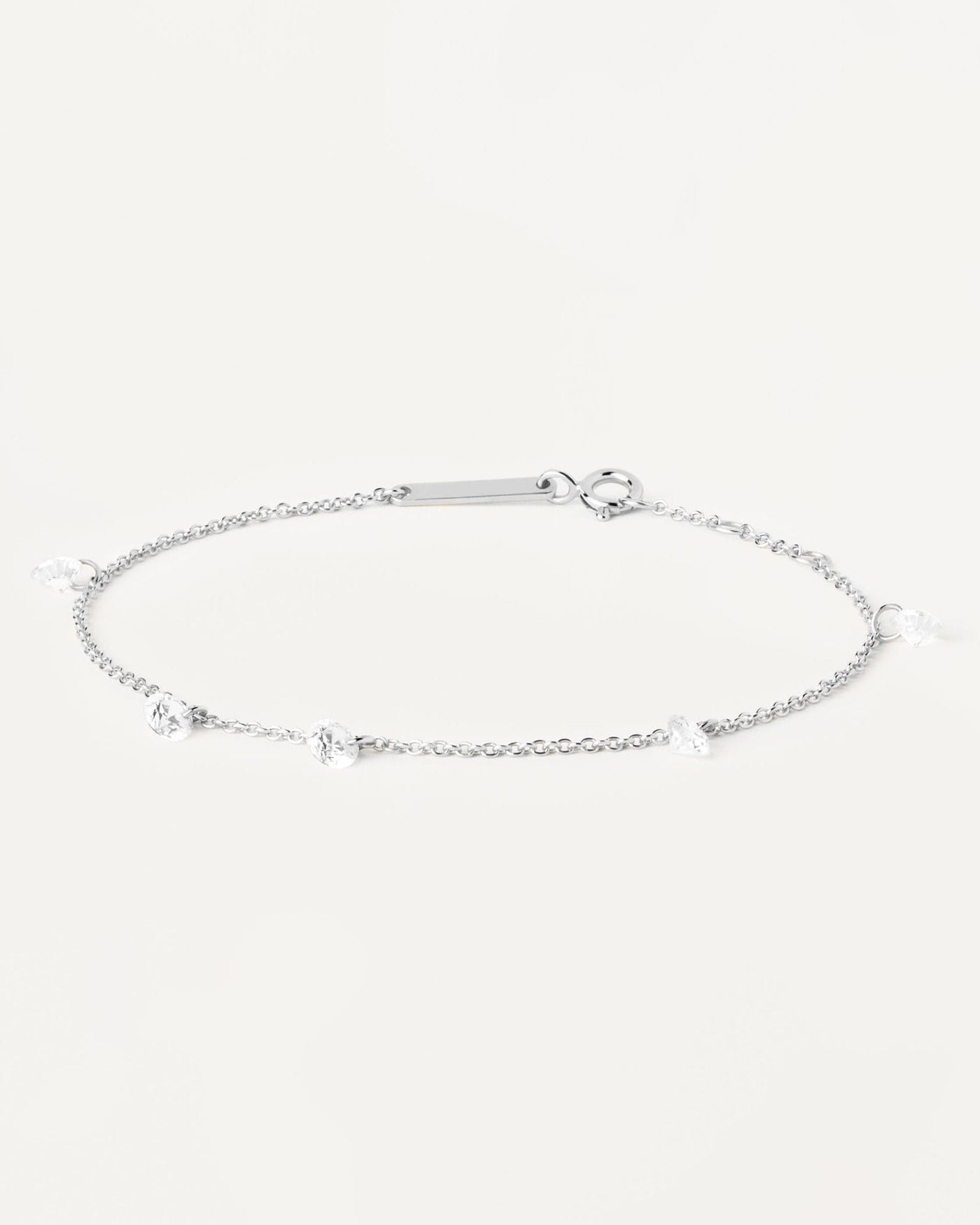 2024 Selection | Joy Silver Bracelet. Sterling silver bracelet with round zirconia pendants. Get the latest arrival from PDPAOLA. Place your order safely and get this Best Seller. Free Shipping.