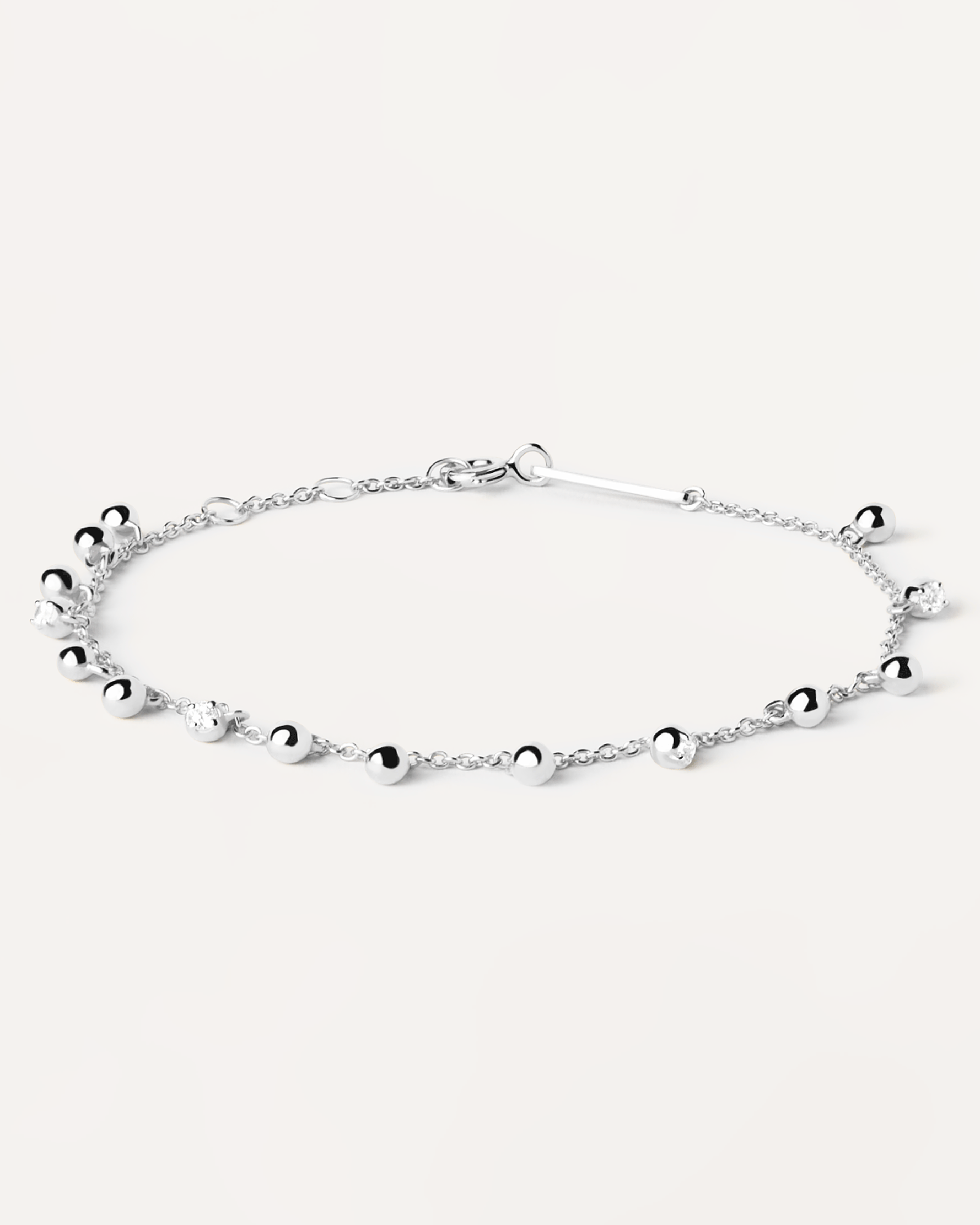 2024 Selection | Bubble Silver Bracelet. Sterling silver bracelet with small zirconia and ball pendants. Get the latest arrival from PDPAOLA. Place your order safely and get this Best Seller. Free Shipping.