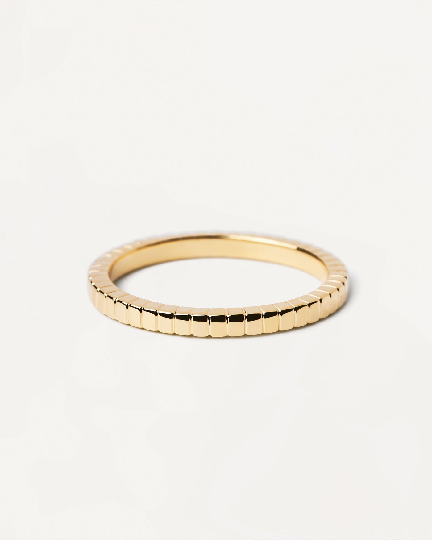2024 Selection | Lea Ring. Textured eternity ring in gold-plated silver. Get the latest arrival from PDPAOLA. Place your order safely and get this Best Seller. Free Shipping.