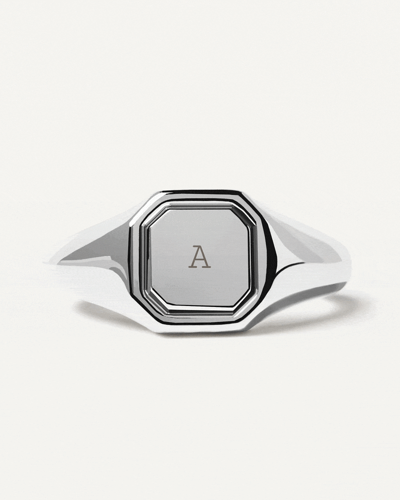 Anello in Argento Octet Stamp - 
  
    Argento sterling
  

