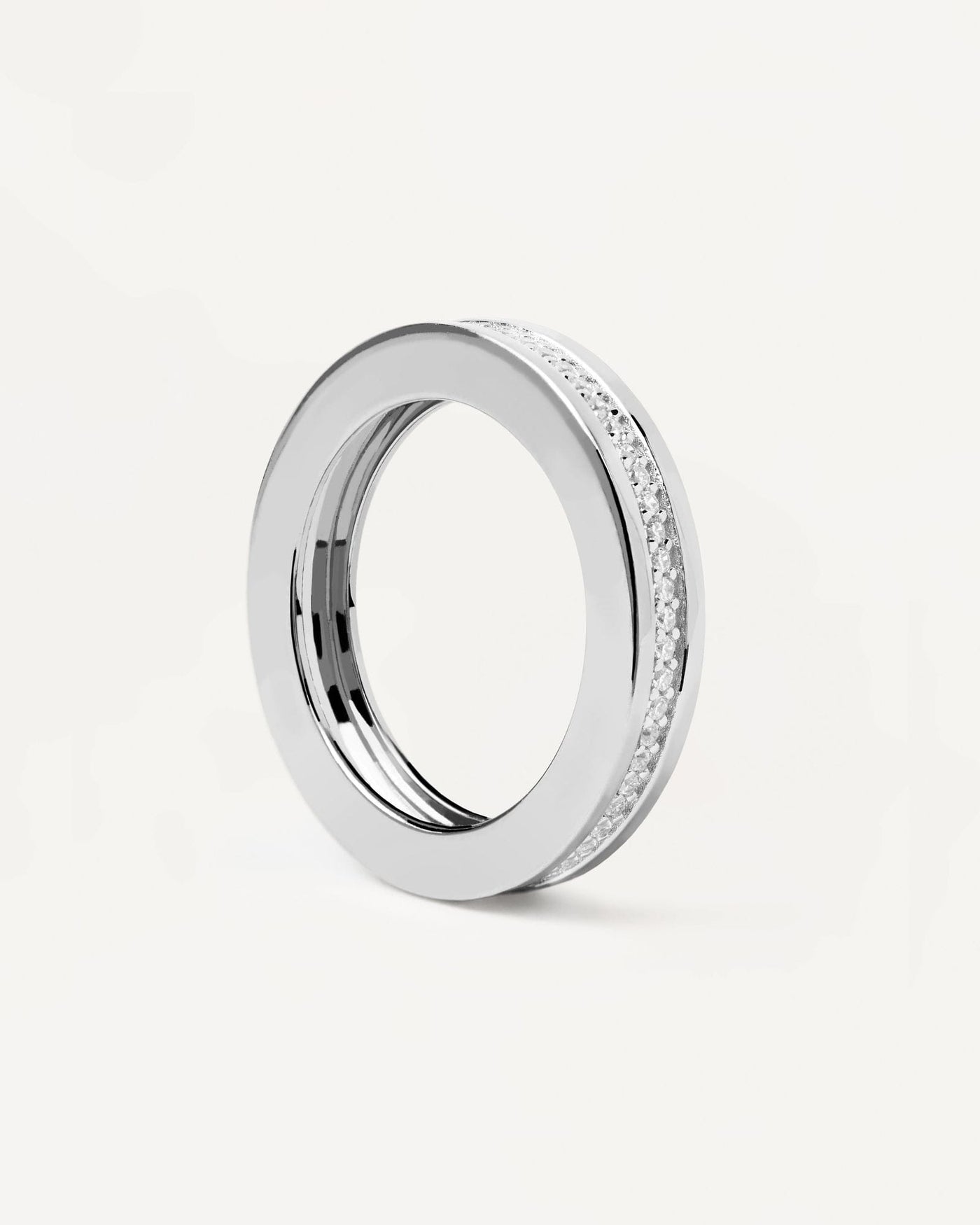 2024 Selection | Infinity Silver Ring. Sterling silver eternity ring in disc shape. Get the latest arrival from PDPAOLA. Place your order safely and get this Best Seller. Free Shipping.