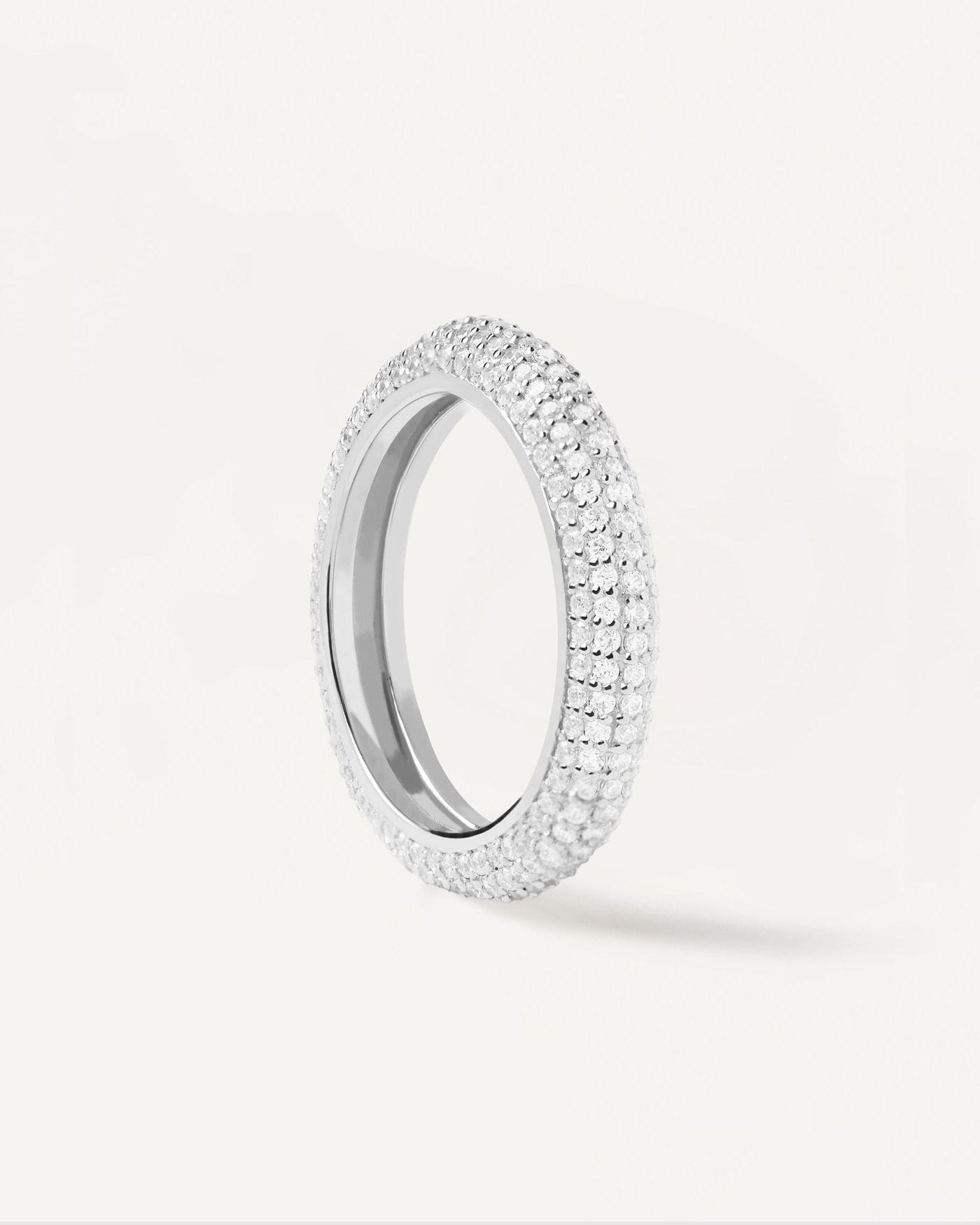 2024 Selection | King Silver Ring. Silver eternity ring with white zirconia. Get the latest arrival from PDPAOLA. Place your order safely and get this Best Seller. Free Shipping.