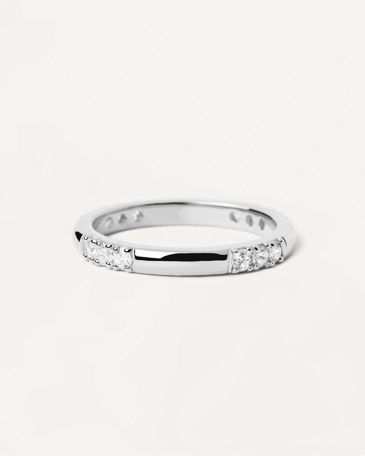 2024 Selection | Fabi Silver Ring. Elegant sterling silver ring with white zirconia. Get the latest arrival from PDPAOLA. Place your order safely and get this Best Seller. Free Shipping.