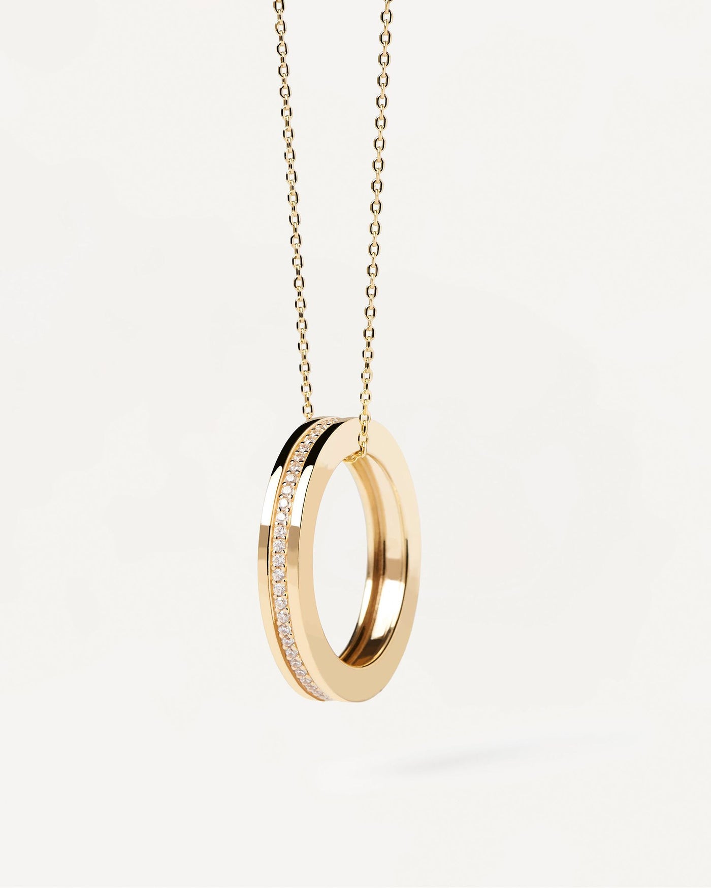 2024 Selection | Infinity Necklace. Gold-plated necklace with ring pendant. Get the latest arrival from PDPAOLA. Place your order safely and get this Best Seller. Free Shipping.