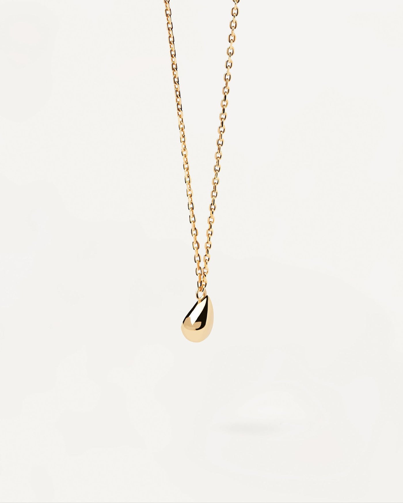 2024 Selection | Drop Necklace. Gold-plated silver necklace with drop shape pendant. Get the latest arrival from PDPAOLA. Place your order safely and get this Best Seller. Free Shipping.