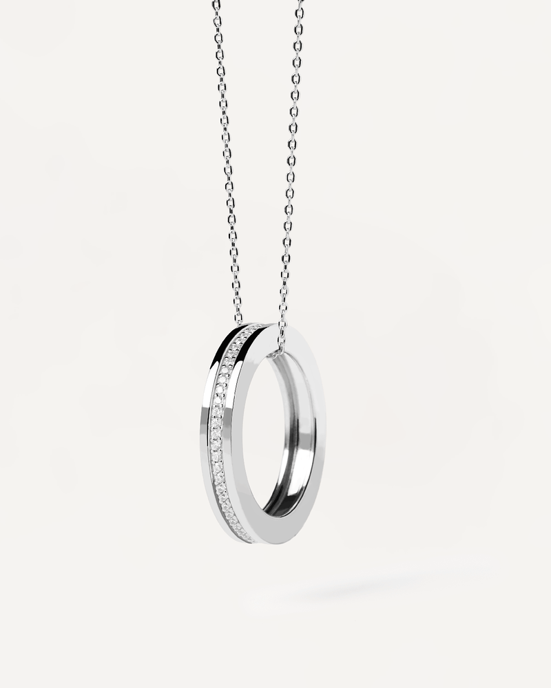 Infinity Silberhalskette - 
  
    Sterling Silber
  

