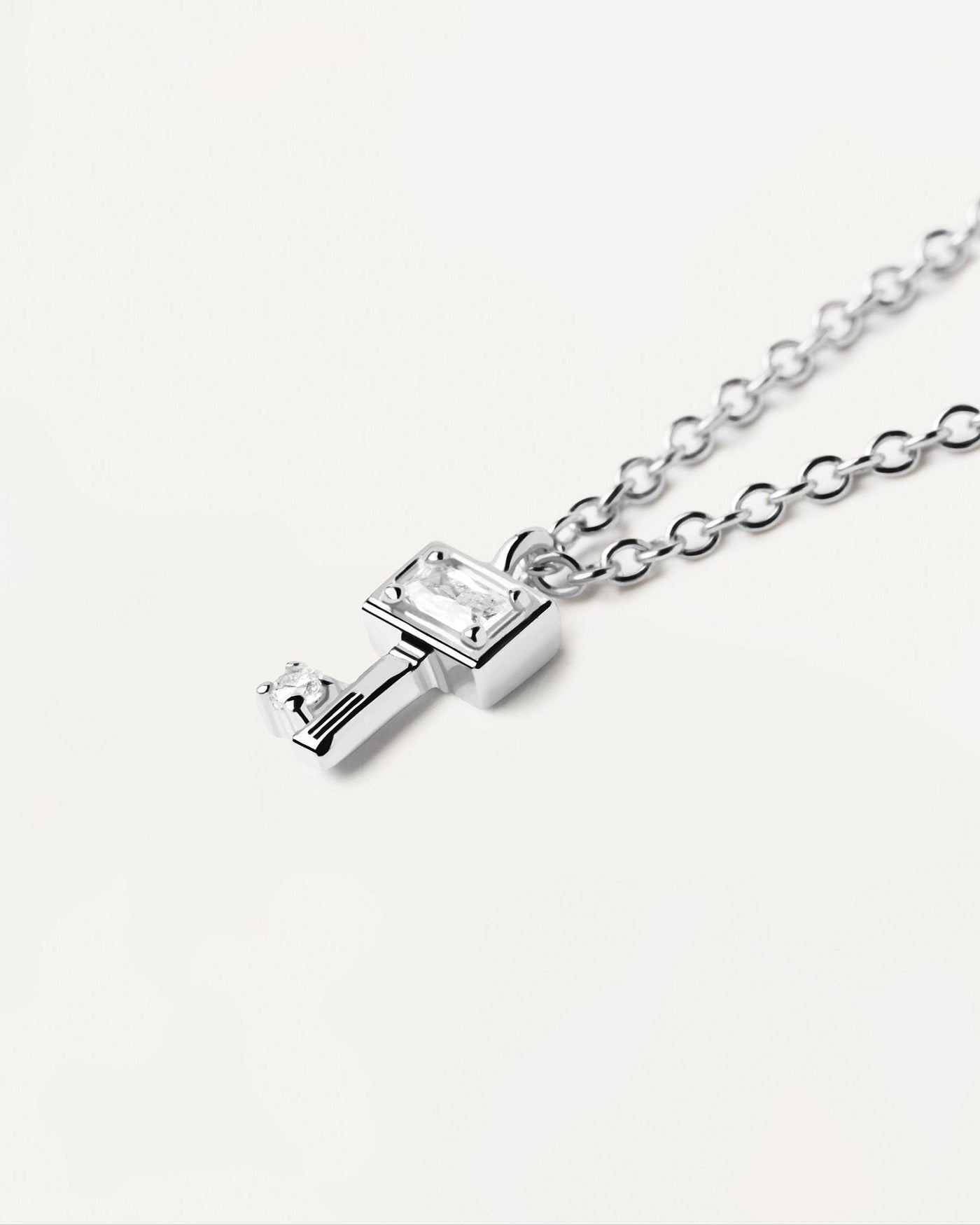 2024 Selection | Key Silver Necklace. Sterling silver necklace with key pendant and white zirconia. Get the latest arrival from PDPAOLA. Place your order safely and get this Best Seller. Free Shipping.