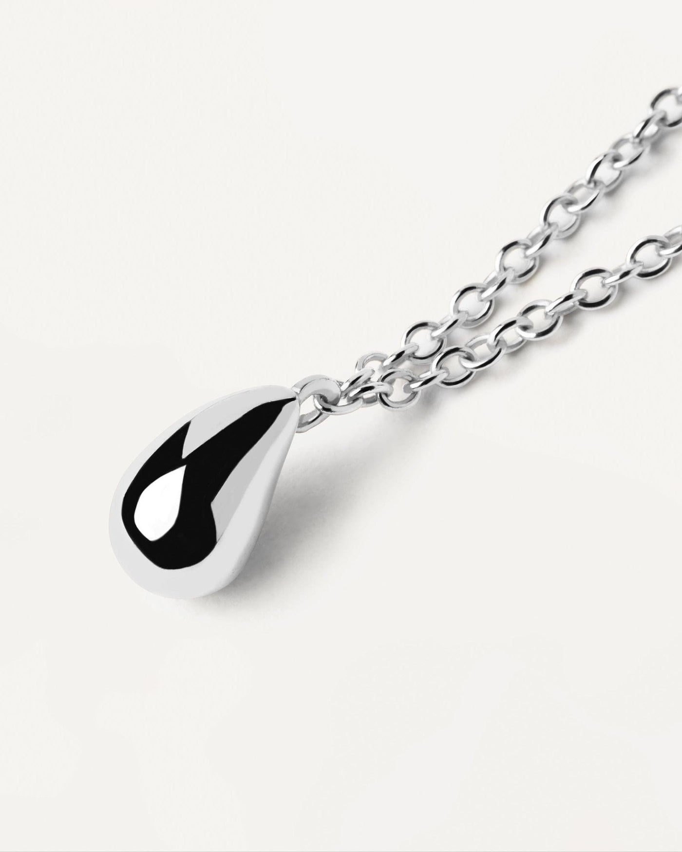 2024 Selection | Drop Silver Necklace. Sterling silver necklace with drop shape pendant. Get the latest arrival from PDPAOLA. Place your order safely and get this Best Seller. Free Shipping.