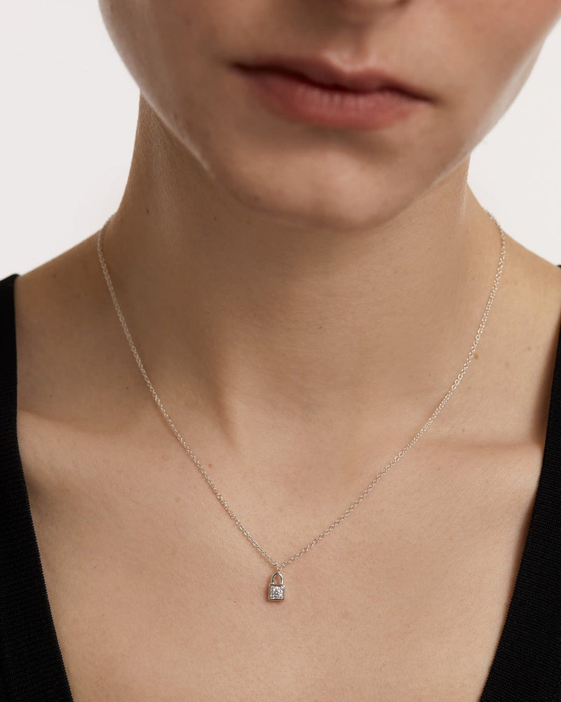 Collana in Argento Lucchetto - 
  
    Argento sterling
  

