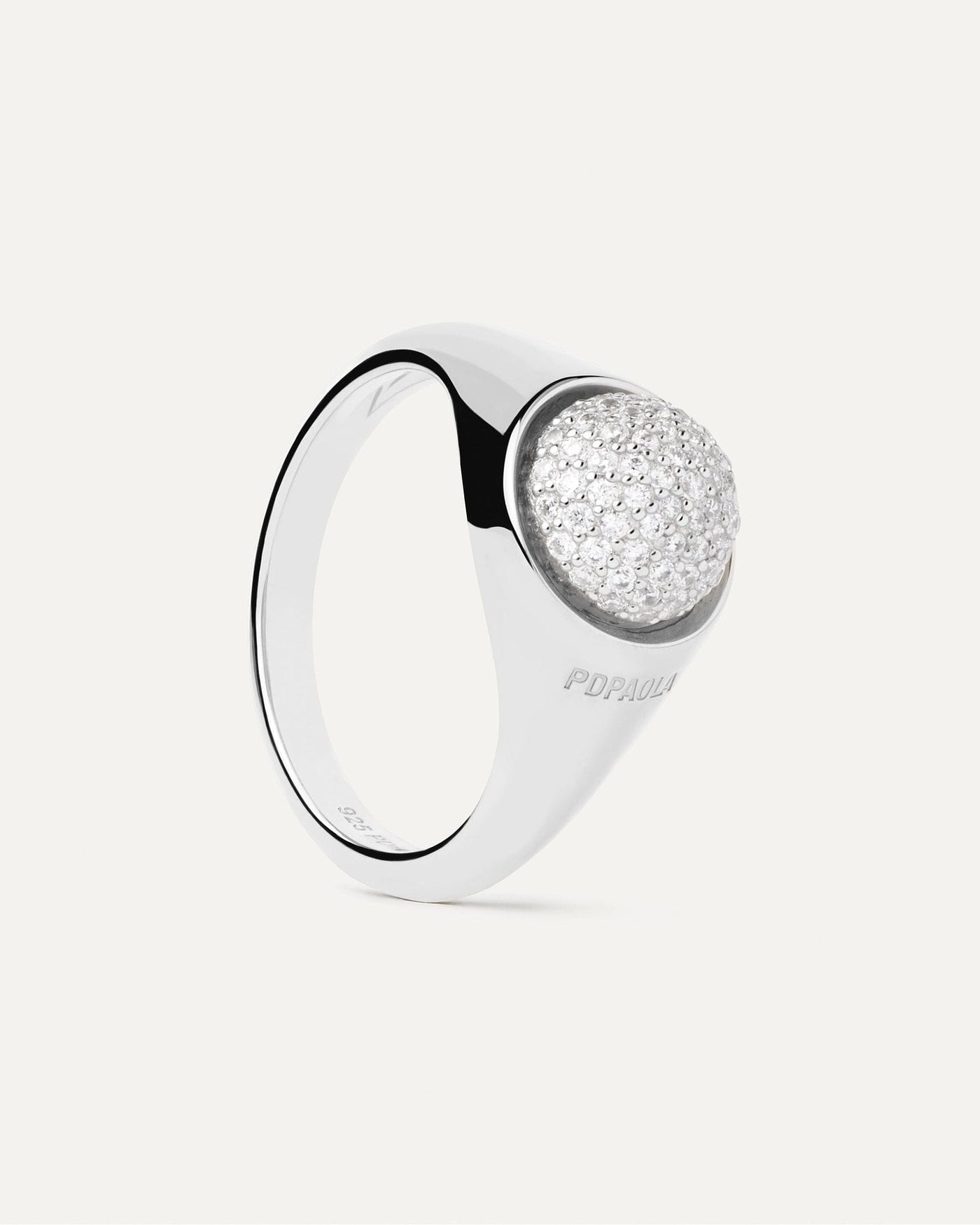 2024 Selection | Pavé Moon Silver Ring. Get the latest arrival from PDPAOLA. Place your order safely and get this Best Seller. Free Shipping.