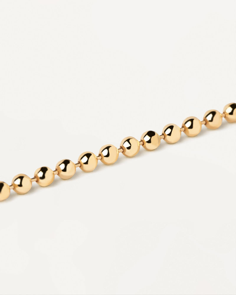 Kugelkette Halskette - 
  
    Sterling Silber / 18K Goldplattierung
  
