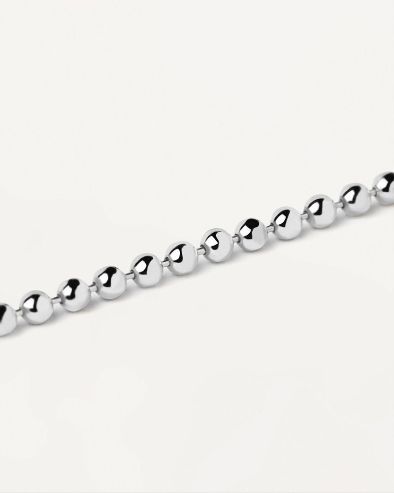 Bracelet chaine en argent Sphères - 
  
    Argent massif
  

