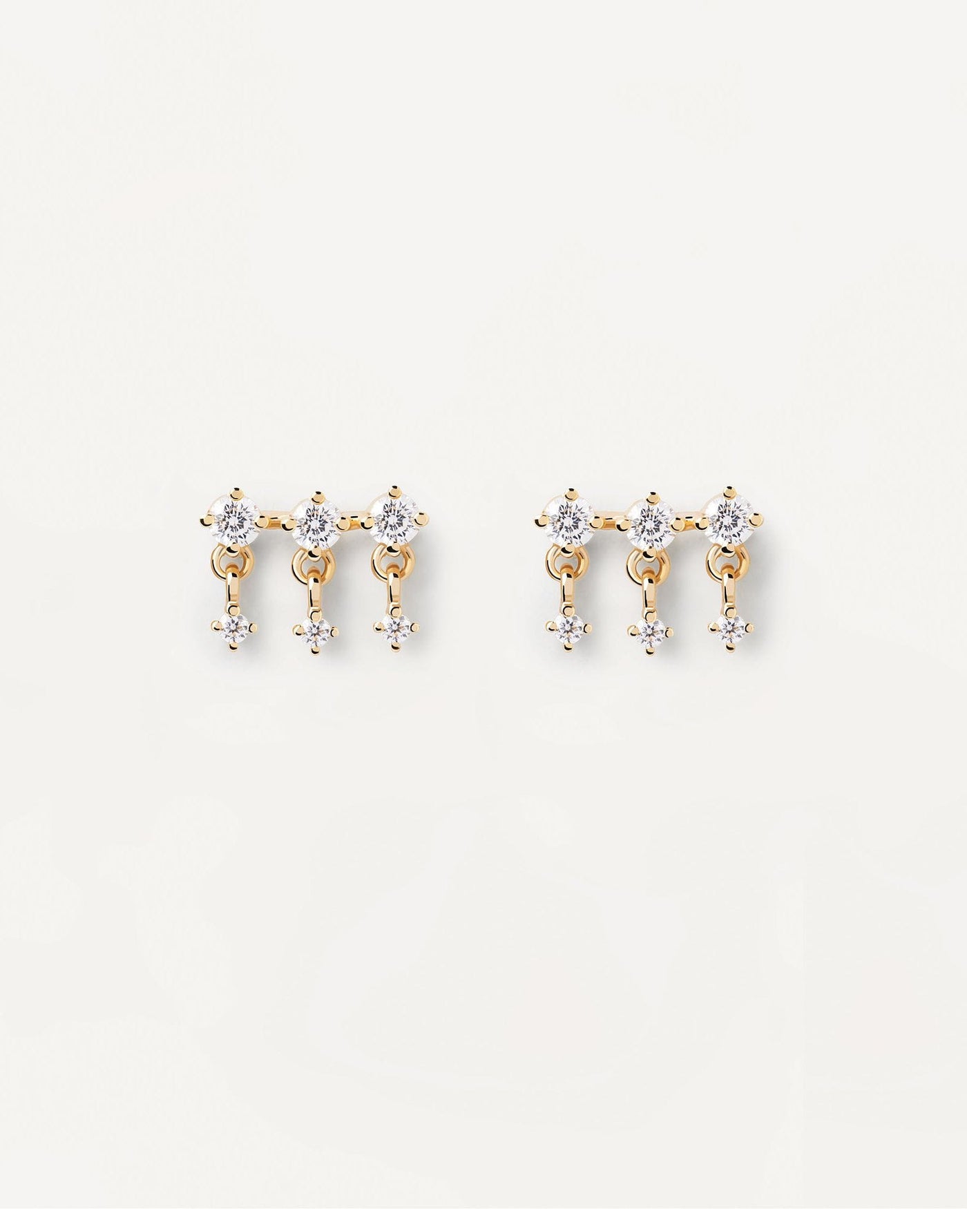 Sol Single Earring - 
  
    Sterling Silver / 18K Gold plating
  
