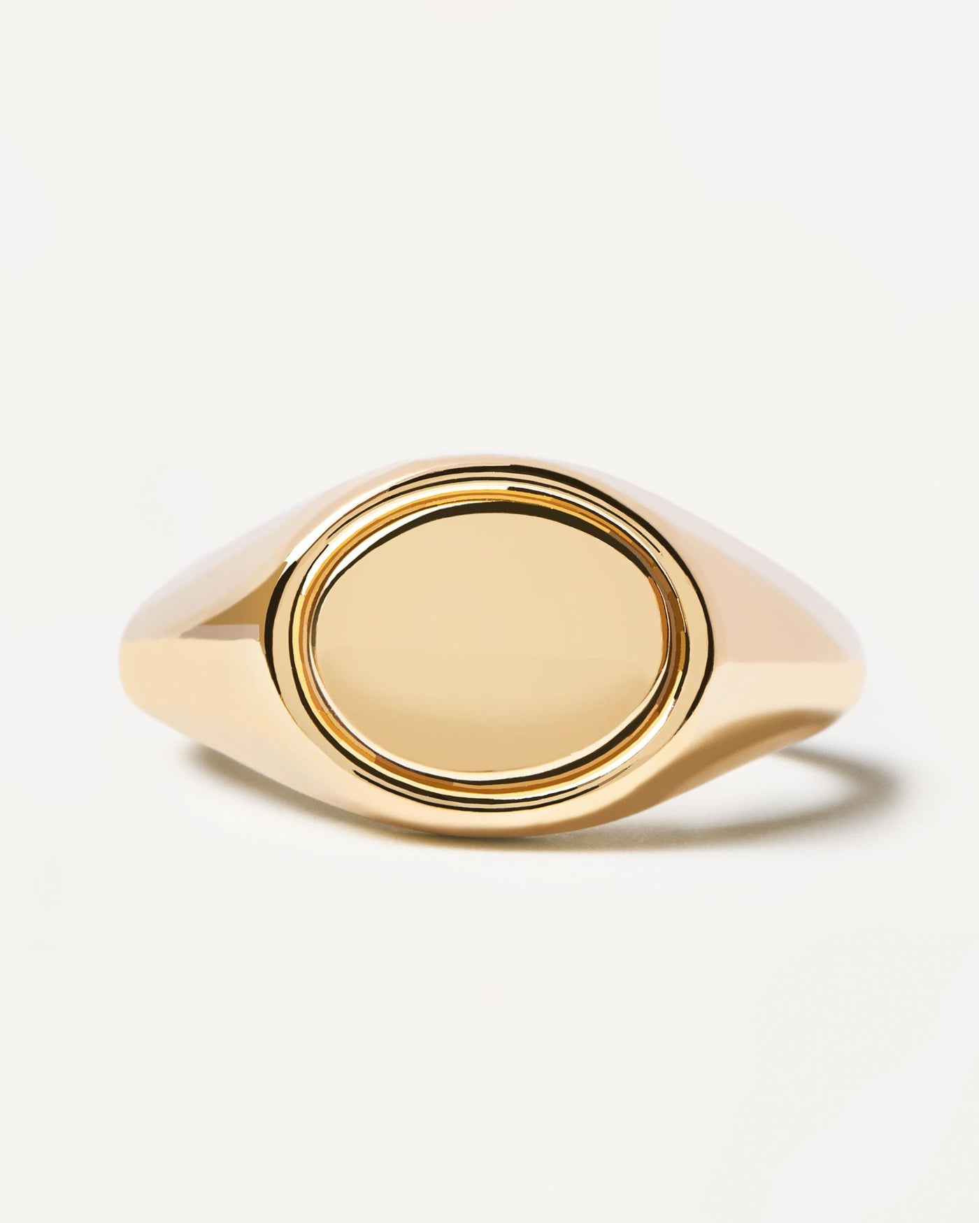 2024 Selection | Stamp Ring. Engravable oval shape signet ring in gold-plated. Get the latest arrival from PDPAOLA. Place your order safely and get this Best Seller. Free Shipping.