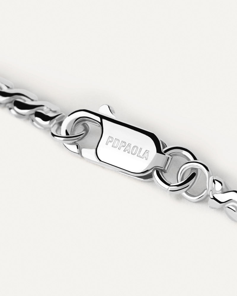 Serpentine Silver Chain Bracelet - 
  
    Sterling Silver
  
