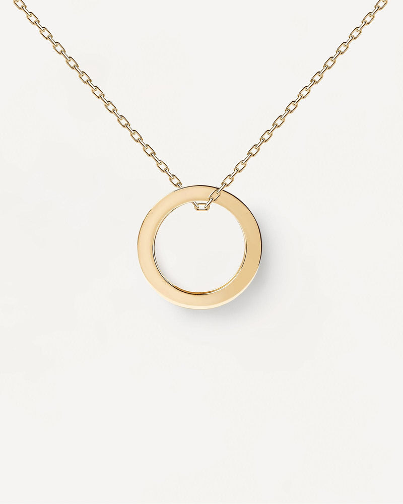Infinity Halskette - 
  
    Sterling Silber / 18K Goldplattierung
  
