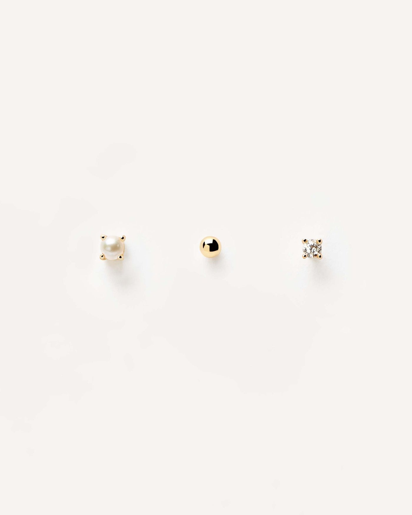 2024 Selection | Angel Earrings Set. Set of 3 dainty gold-plated studs in one. Get the latest arrival from PDPAOLA. Place your order safely and get this Best Seller. Free Shipping.