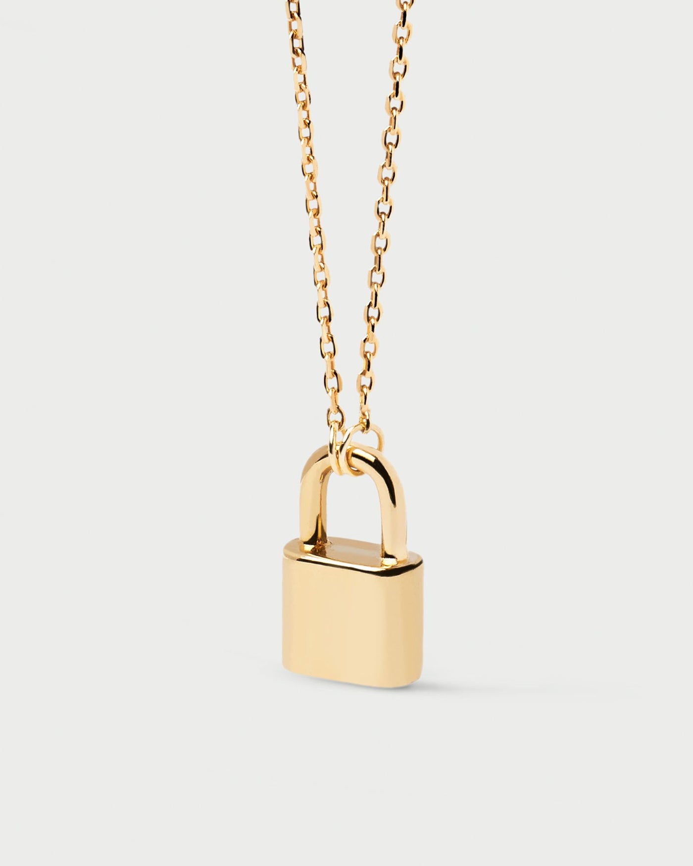 2024 Selection | Bond Necklace. Gold-plated silver necklace with padlock pendant to personalize. Get the latest arrival from PDPAOLA. Place your order safely and get this Best Seller. Free Shipping.