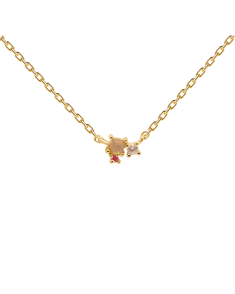 Rosé Blush Halskette - 
  
    Sterling Silber / 18K Goldplattierung
  
