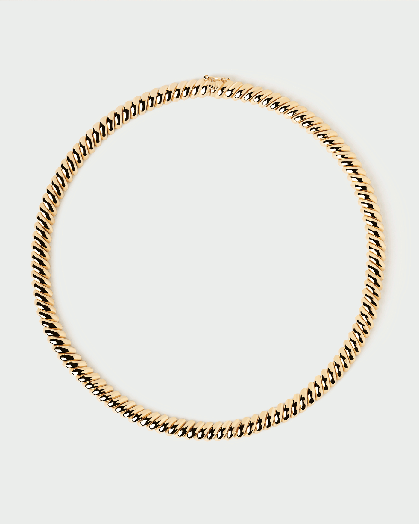 2024 Selection | Gaia Necklace. Gold-plated silver chain necklace with San Marco links. Get the latest arrival from PDPAOLA. Place your order safely and get this Best Seller. Free Shipping.