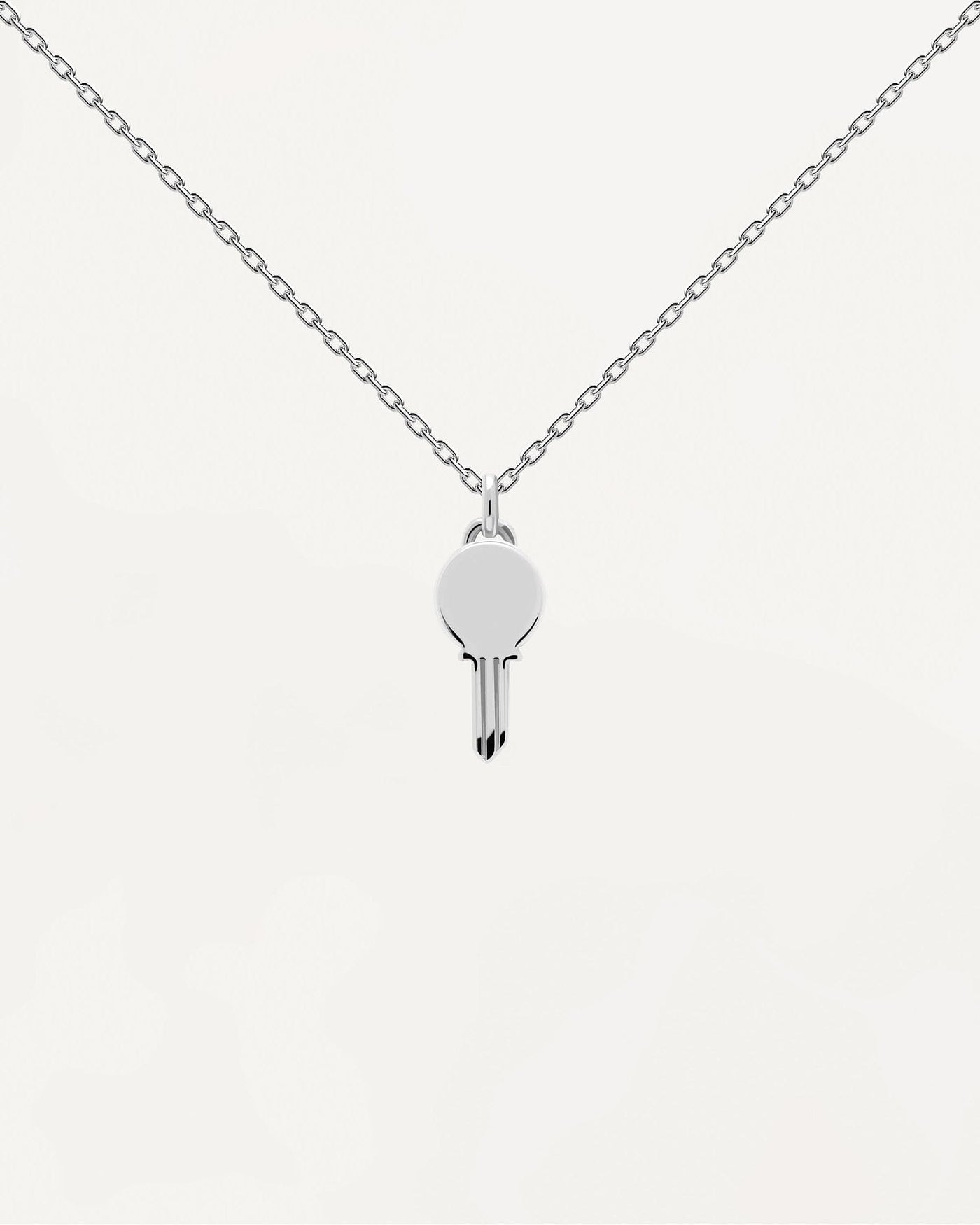 2024 Selection | Eternum Silver Necklace. Sterling silver necklace with personalized key pendant to engrave. Get the latest arrival from PDPAOLA. Place your order safely and get this Best Seller. Free Shipping.