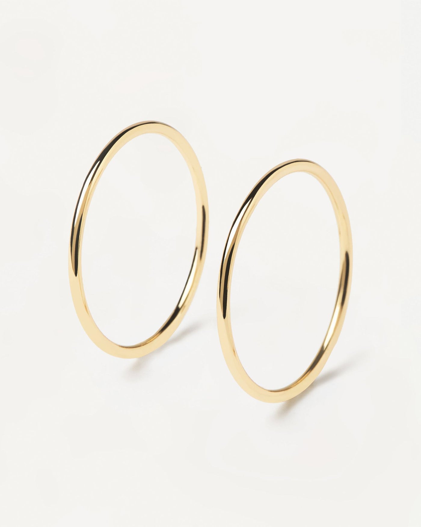 2024 Selection | Twin Rings. Pair of stackable 18k gold plated silver rings . Get the latest arrival from PDPAOLA. Place your order safely and get this Best Seller. Free Shipping.